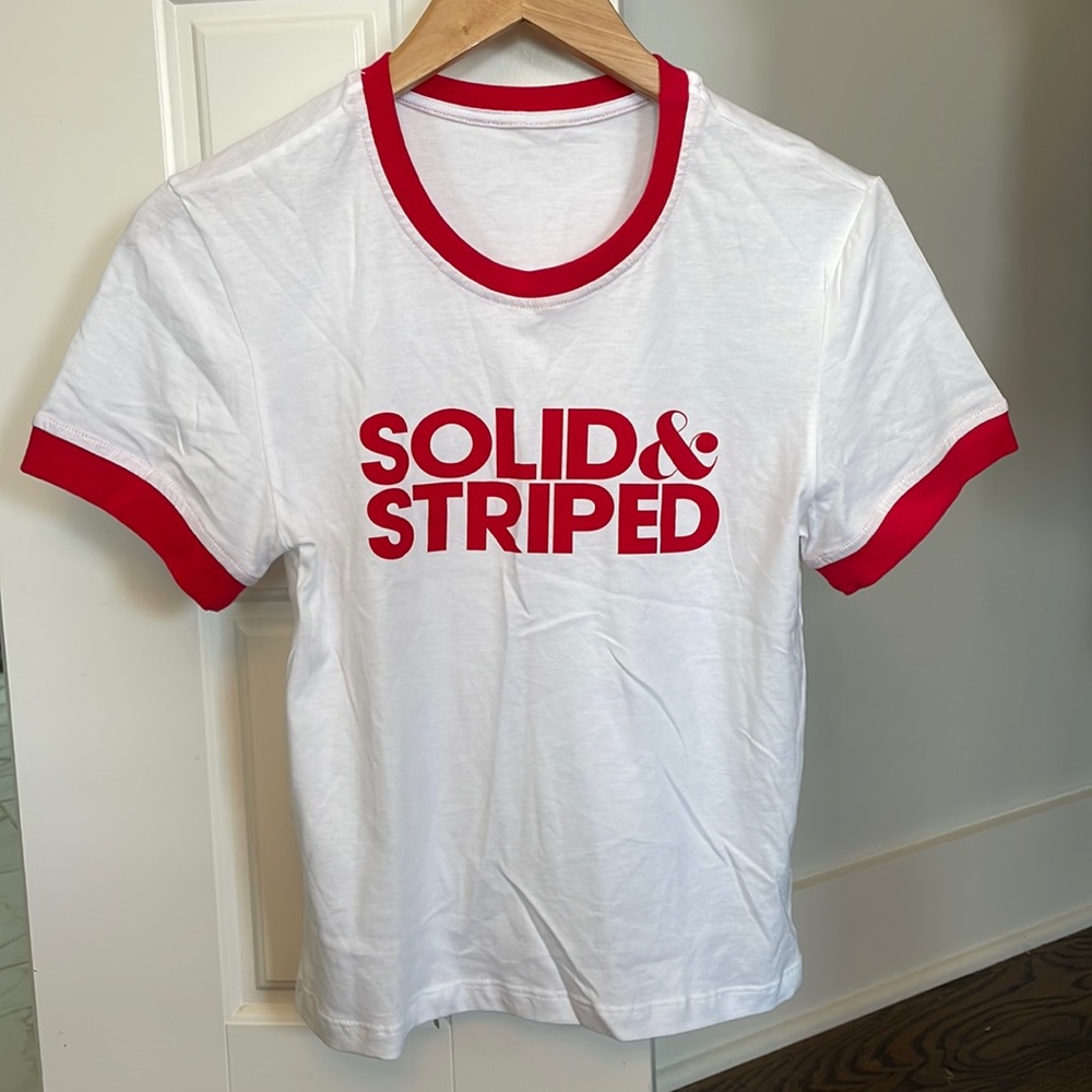 SOLID & STRIPED t shirt